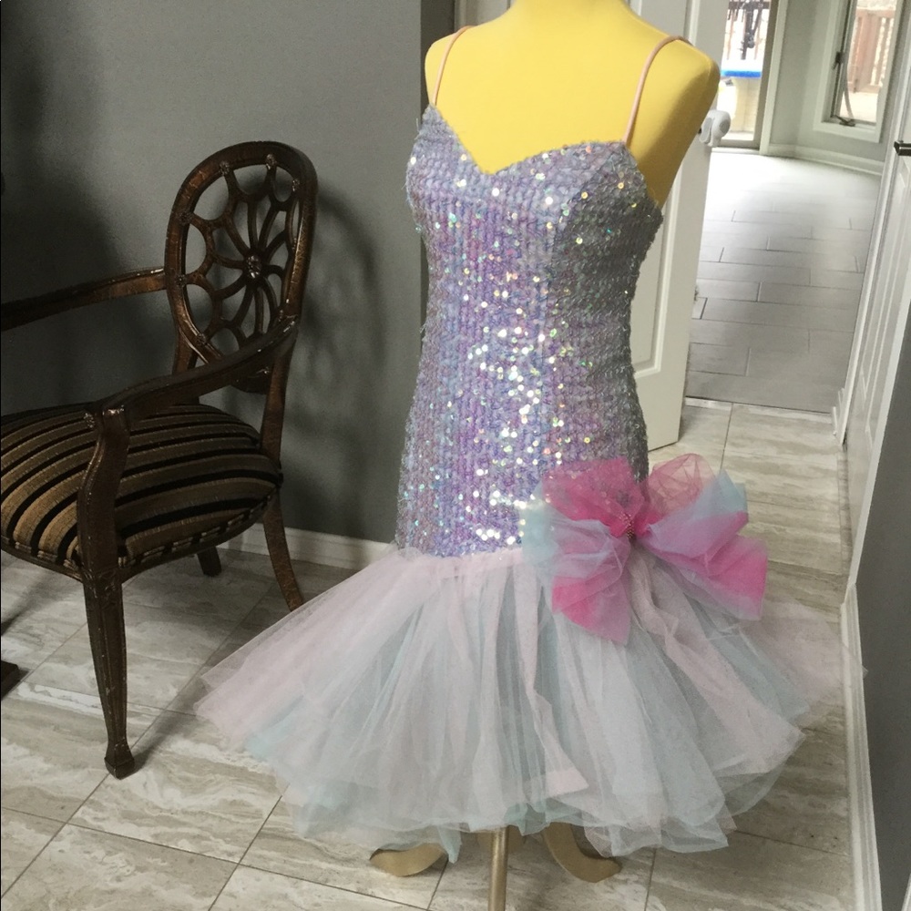 “VINTAGE CUSTOM PROM DRESS” ONE OF A KIND!!!